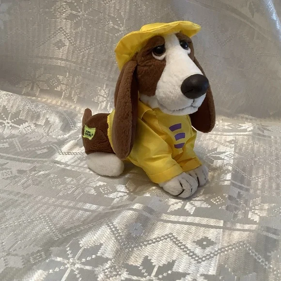 Hush Puppies Toys Hush Puppies Dog Plush Basset Hound April Slicker Raincoat 998205 Poshmark